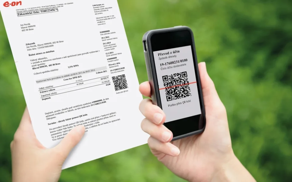 Platba přes QR kód