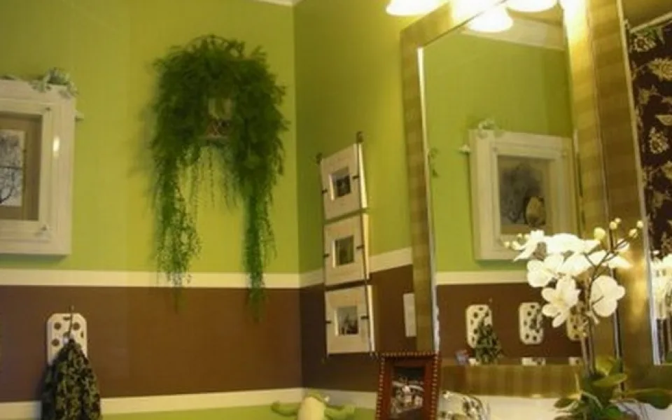 Green and Brown