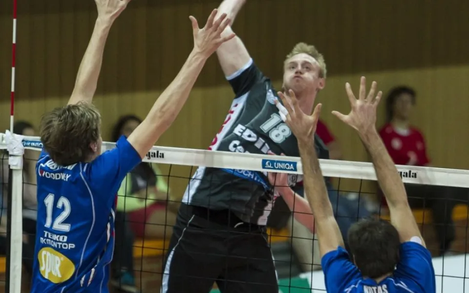 První semifinálový zápas VK Jihostroj České Budějovice vs VSC Fatra Zlín