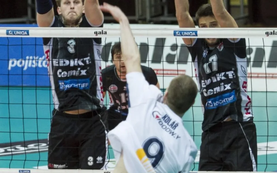 Druhý semifinálový zápas VK Jihostroj České Budějovice vs VSC Fatra Zlín.