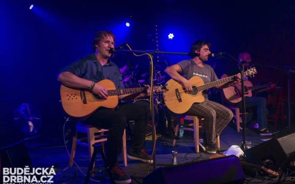 Akustický koncert kapely Wohnout v Café klubu Slavie