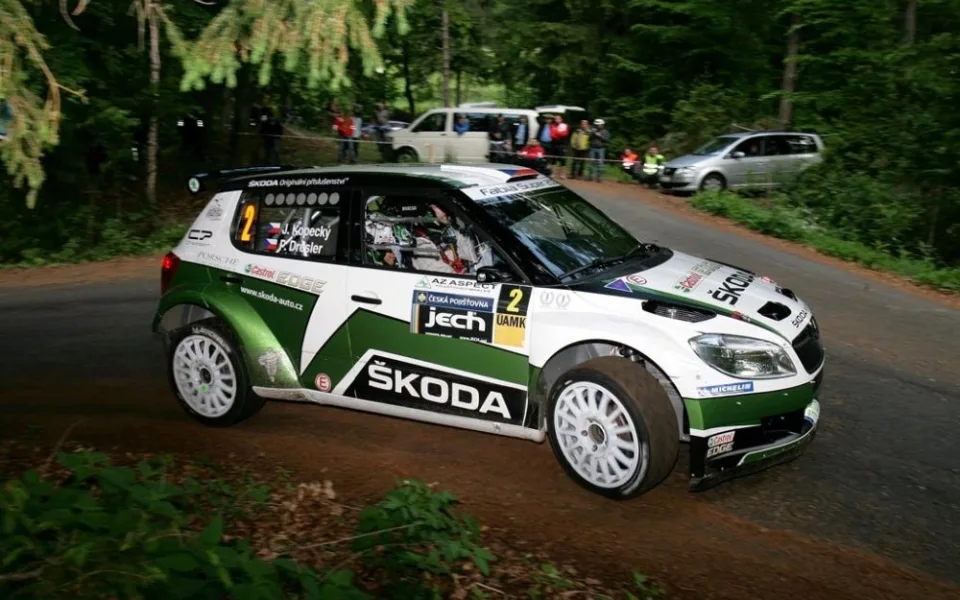 Jan Kopecký a Pavel Dresler, absolutní vítězové 40. Rallye Český Krumlov 2012