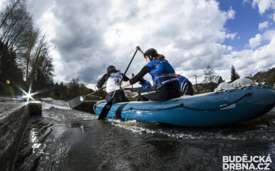 Český pohár v raftingu na řece Vltavě u Vyššího Brodu