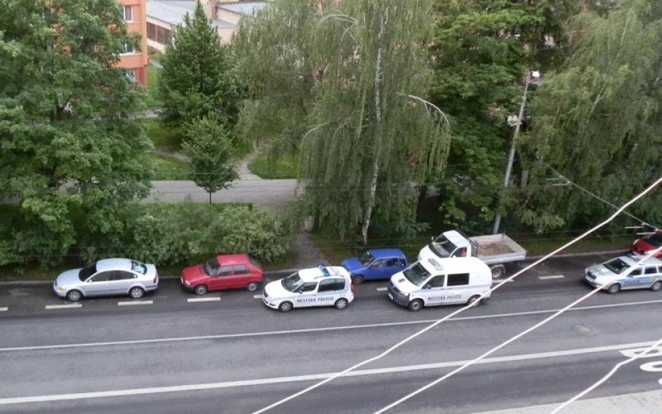 Zadržení černého pasažéra na Lidické třídě