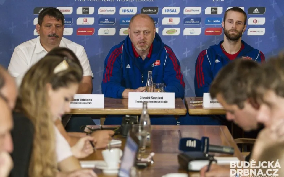 Tisková konference ke Světové lize ve volejbale mužů v Českých Budějovicích