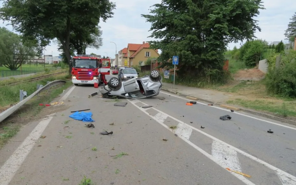 Dopravní nehoda v Radošovicích