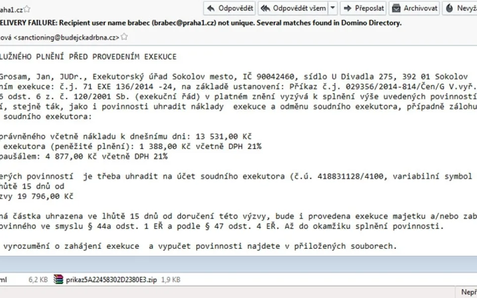 Falešný e-mail