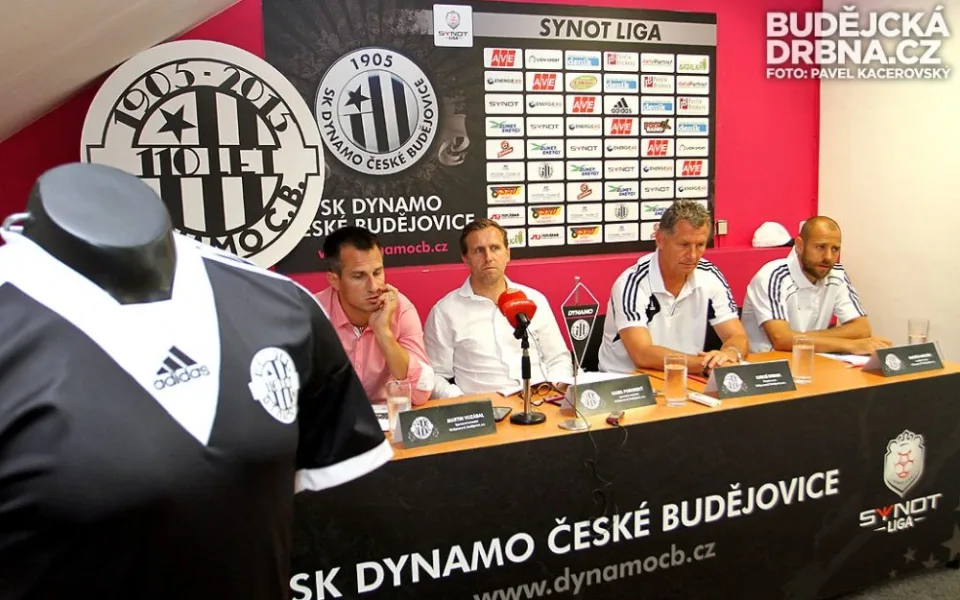Tisková konference Dynama České Budějovice před startem Synot ligy