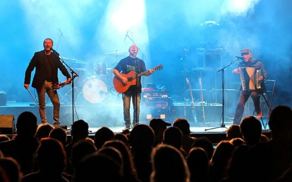 Akustický koncert kapely Čechomor na Frymburkfestu - Lipno 2014