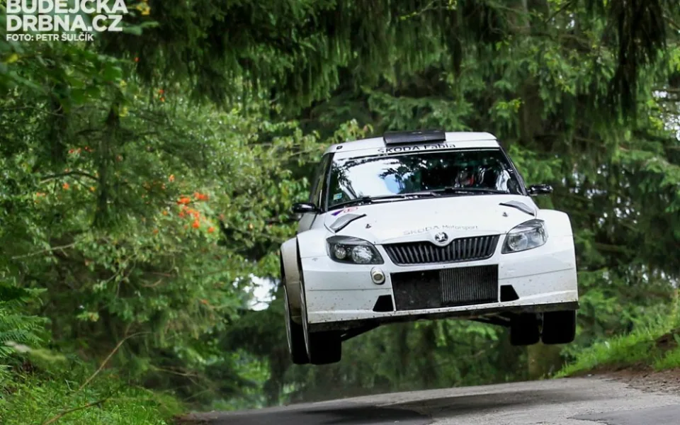 Testování továrního týmu Škoda Motorsport na tratích Rallye Český Krumlov