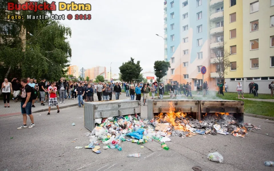 Protest na sídlišti Máj