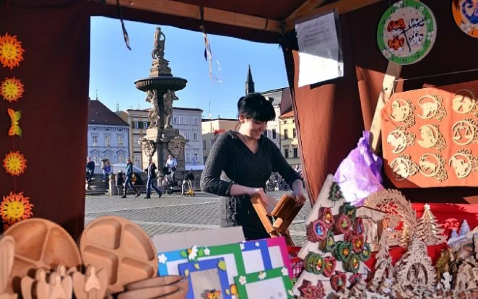 Švestkové trhy na náměstí Přemysla Otakara II.