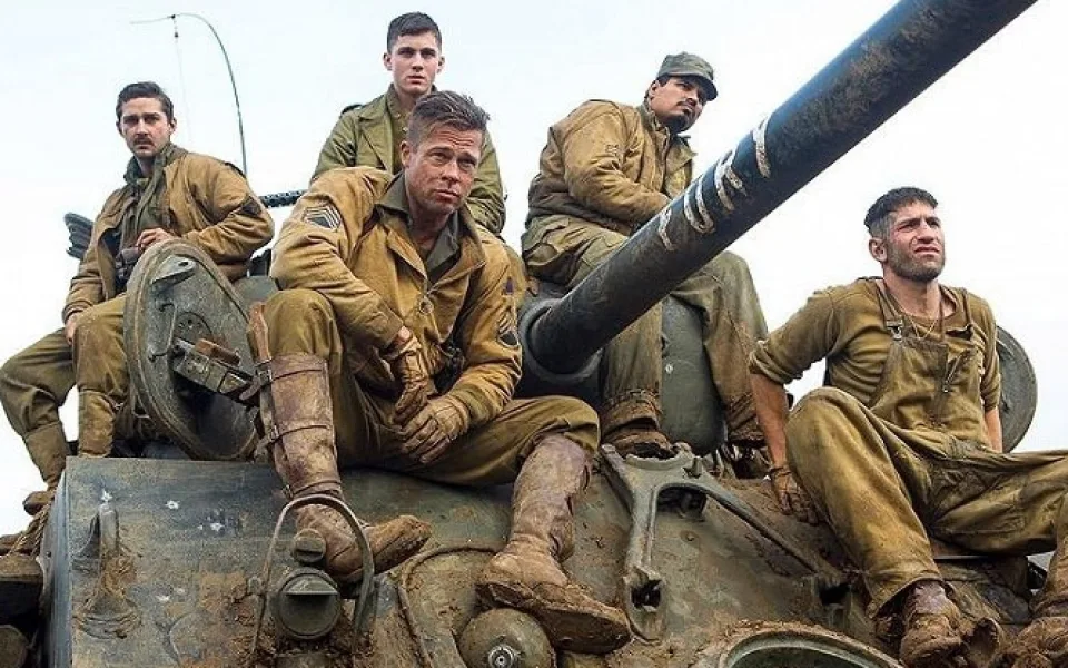 Hlavní roli ve filmu Železná srdce ztvárnil Brad Pitt