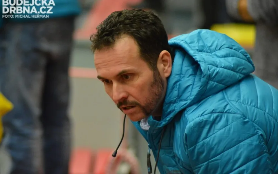 Trenér juniorky Motoru Jan Trummer