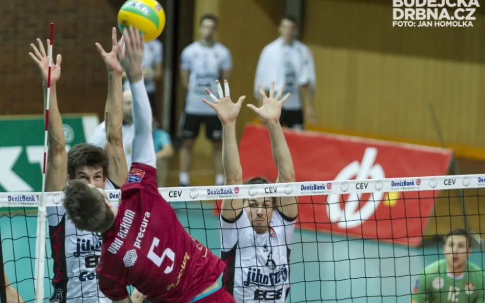 VK Jihostroj České Budějovice - Precura Antverpy 0:3