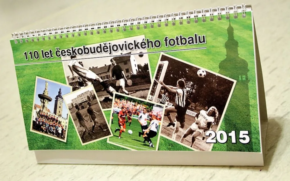 Kalendář 110 let českobudějovického fotbalu
