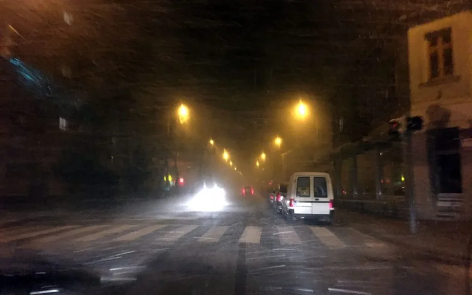Budějce v neděli večer