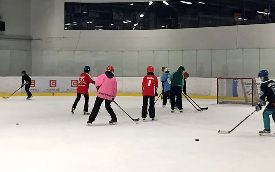HC Dračice ČB při tréninku