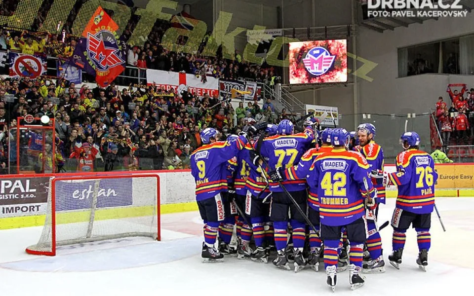 Motor slaví postup do extraligové baráže