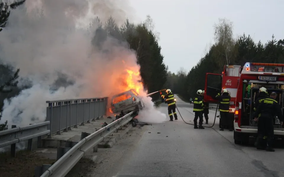 Požár u Drahotěšic