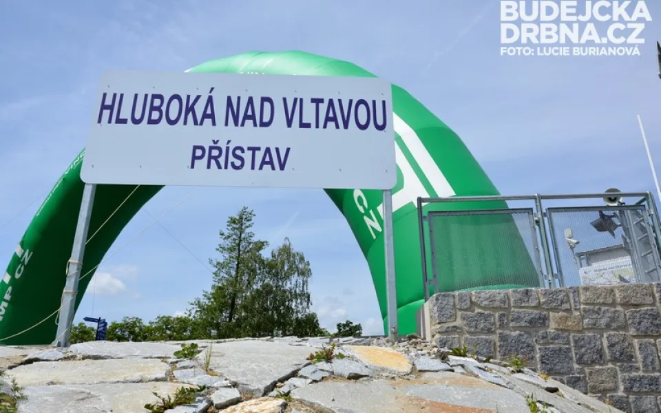 Otevření přístavu v Hluboké nad Vltavou