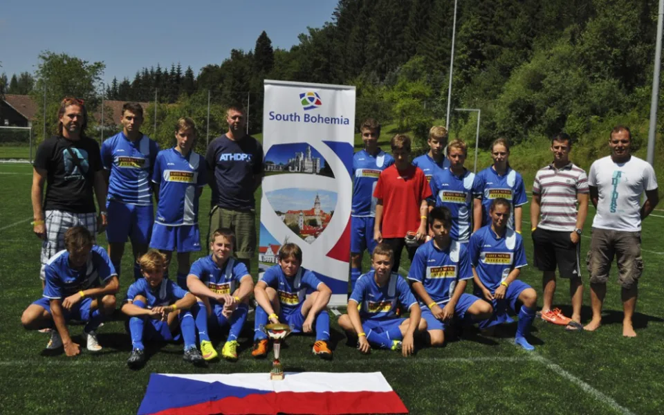 Fotbalový tým starších žáků SKP České Budějovice