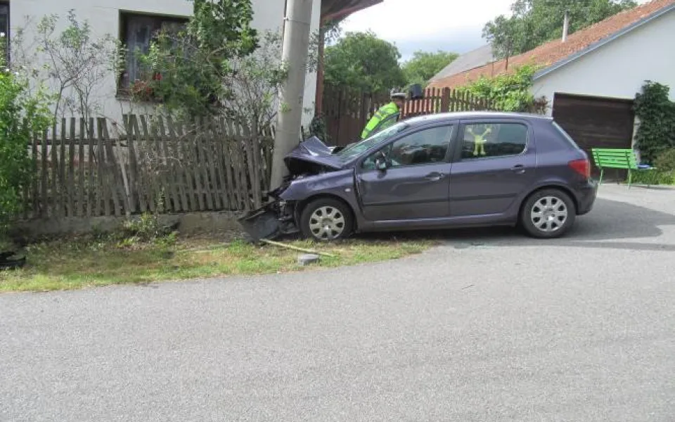 Nehoda v obci Chotčiny