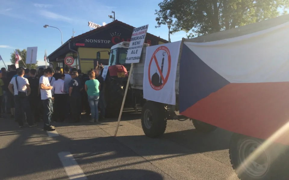Demonstrace v Dolním Dvořišti