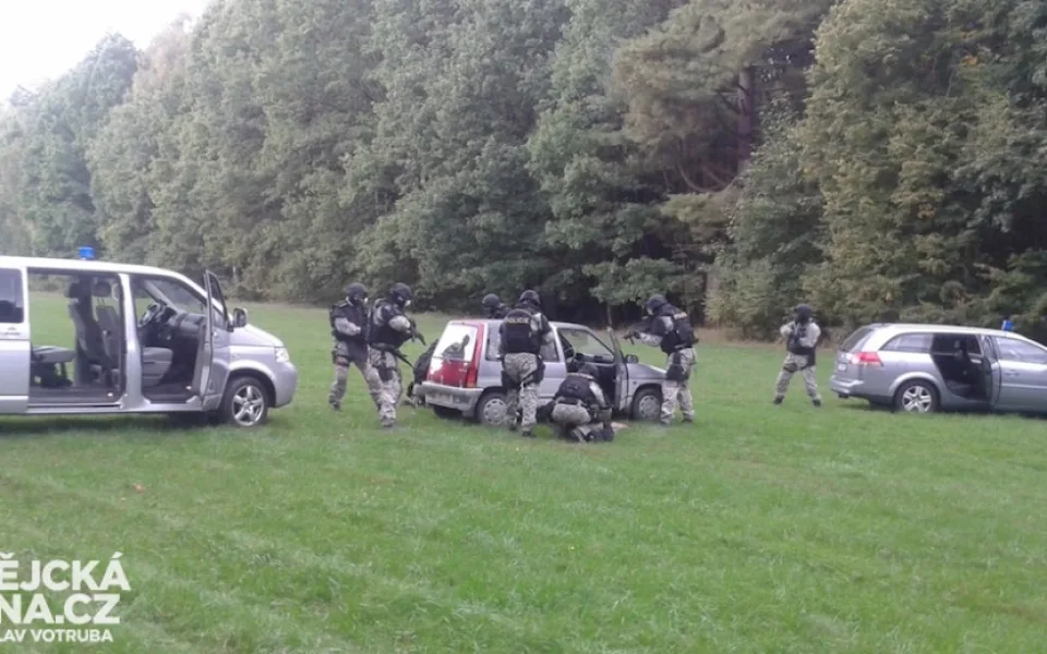 Zásah policistů