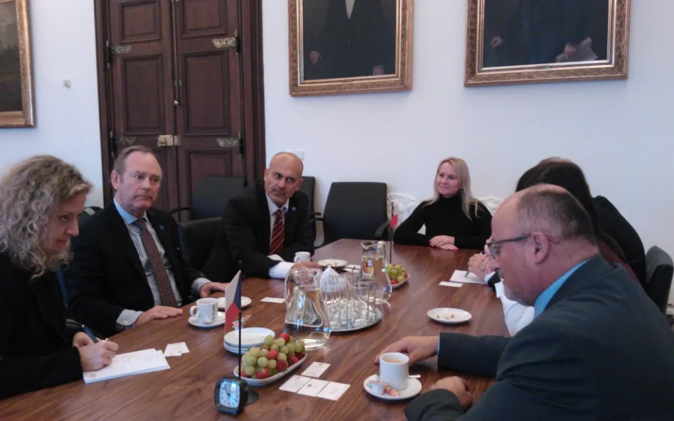 Chilský velvyslanec na návštěvě v Českých Budějovicích