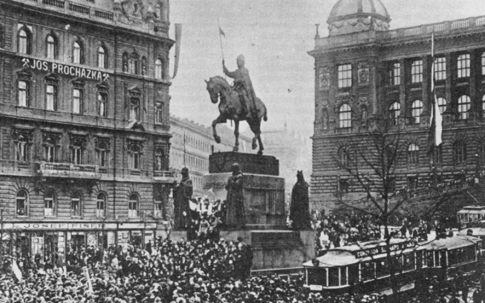 28. říjen 1918 v Praze