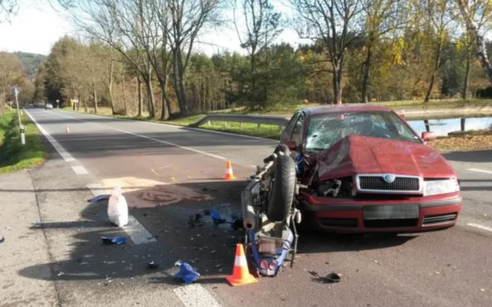 Nehoda na Písecku stála motorkáře život