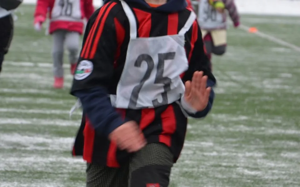 Silvestrovský běh v Borovanech v roce 2014
