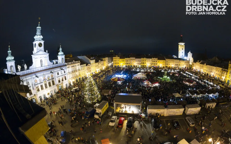 Advent na náměstí Přemysla Otakara II.