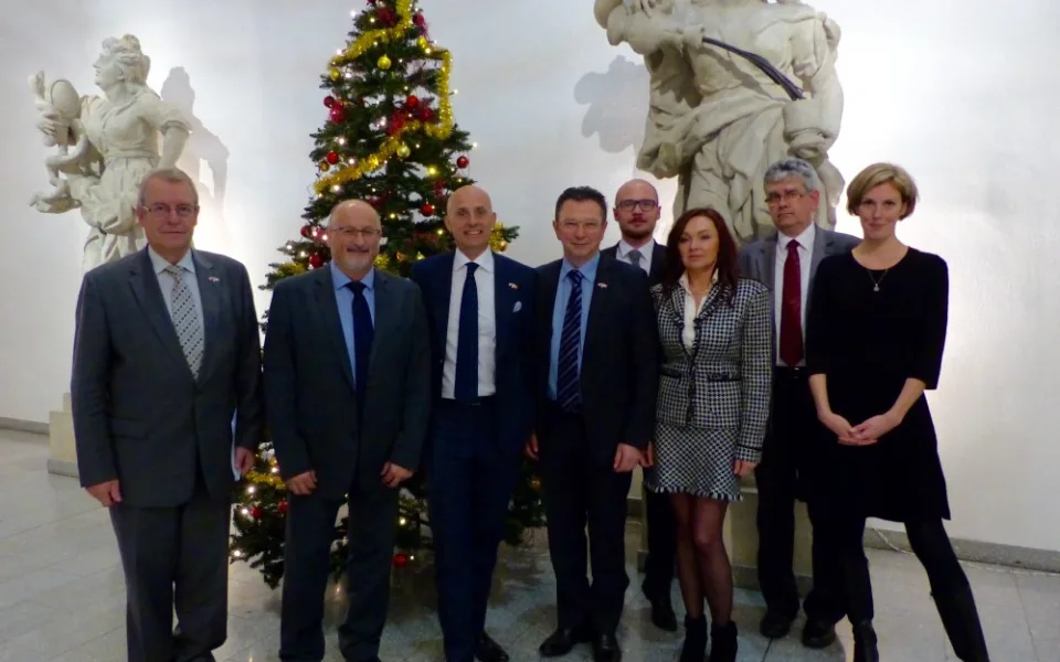 Italská delegace na návštěvě v Budějcích