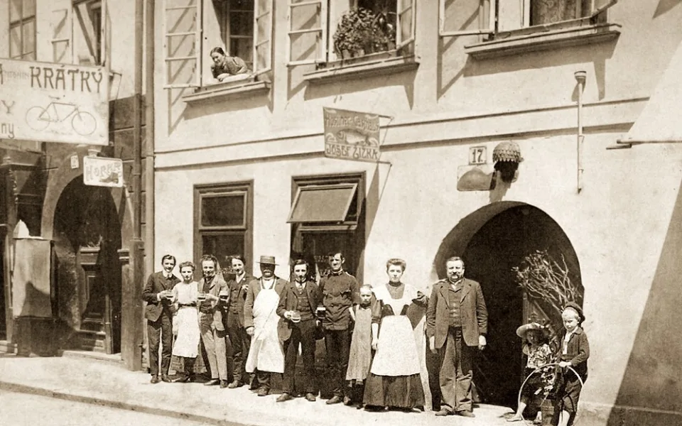 Hostinec U Kapra - rok 1906