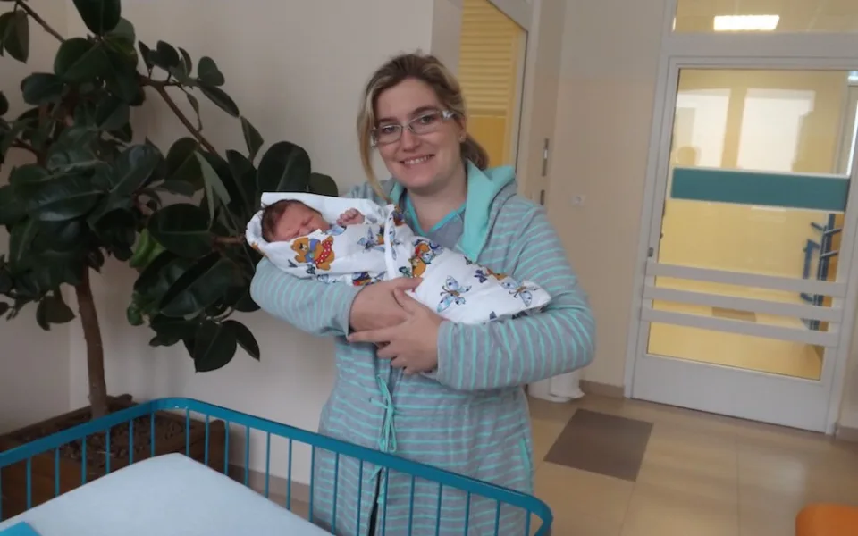 Marta Mulačová se synem Patrikem