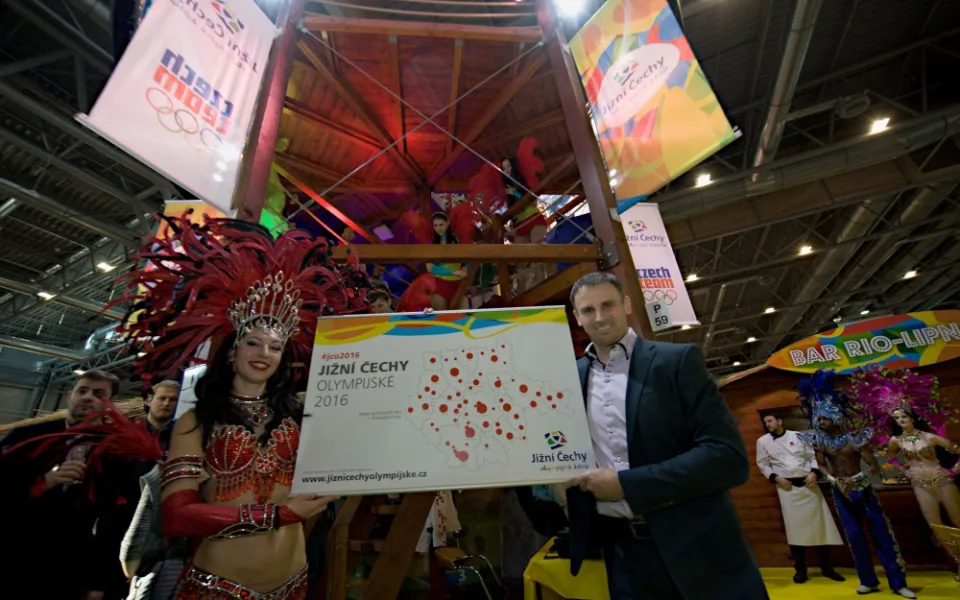 Představení projektu Jižní Čechy olympijské na Regiontouru v Brně