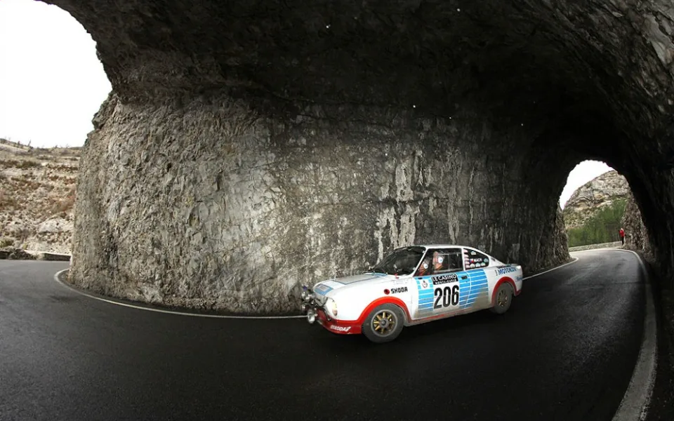 Škoda 130 RS na Rallye Monte-Carlo Historique 2016
