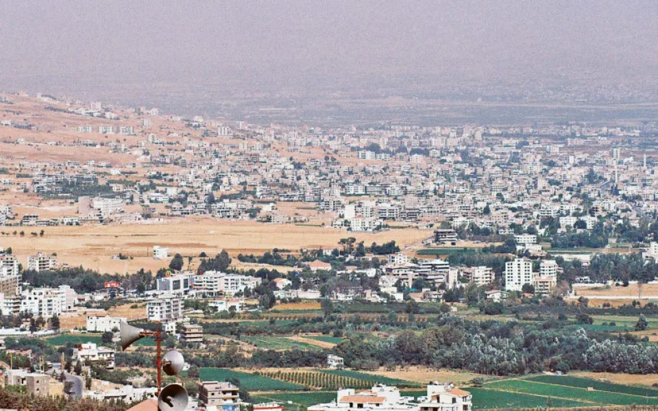 Údolí Bikáa v roce 2003