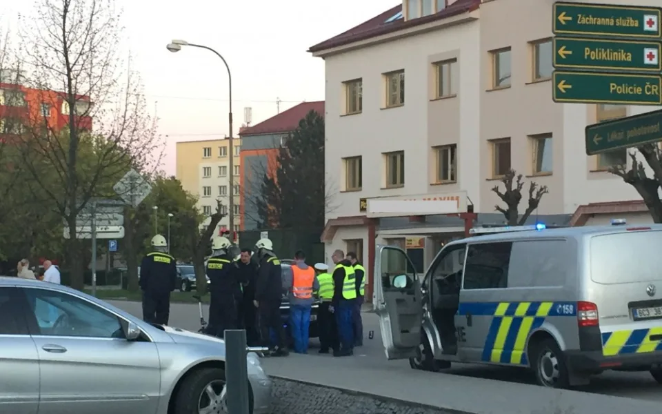 Nehoda v Třeboni