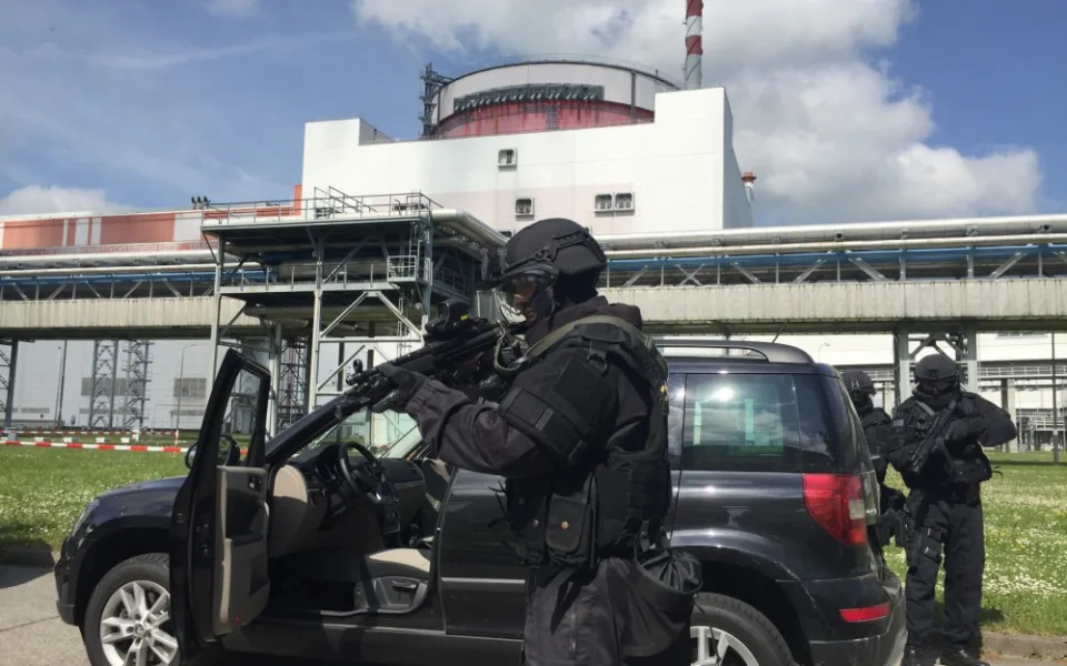 Na ochraně Temelína se podílí i speciální policejní jednotka