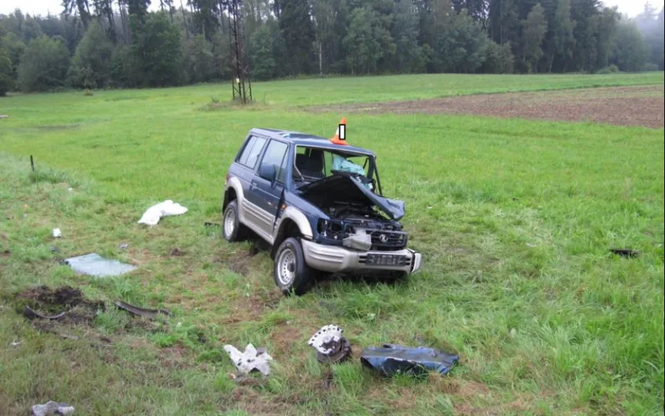 Ranní nehoda na Českokrumlovsku