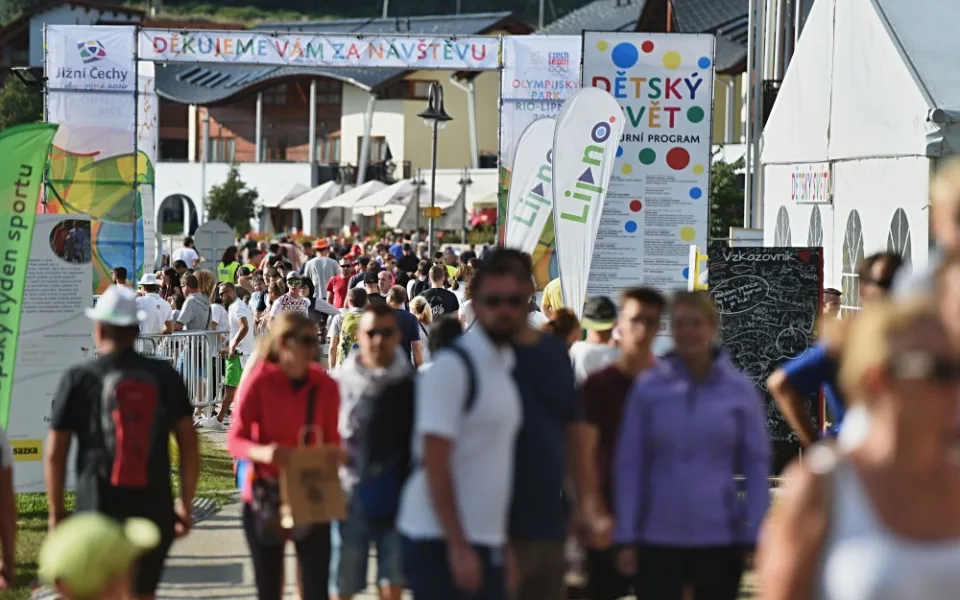 Olympijský park Rio-Lipno nadchl již více než 80 tisíc návštěvníků, převážně dětí
