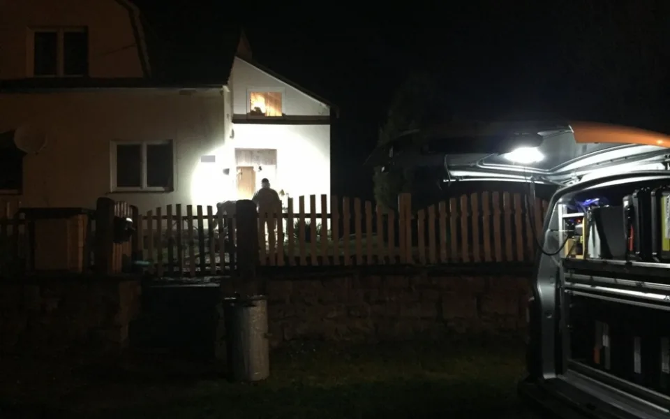 Foto z místa činu