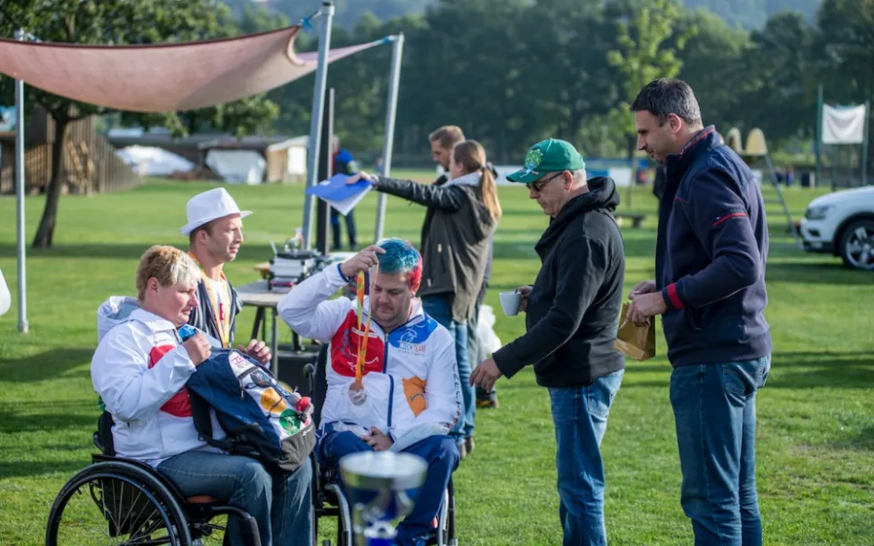 Sportovně-relaxační areál hostil paralympioniky