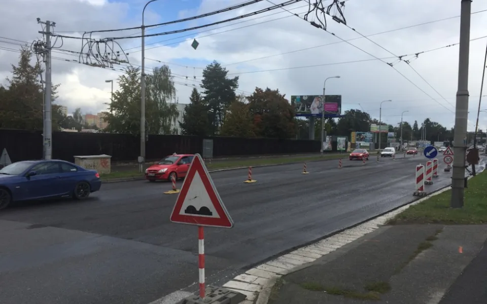 Začátek prací u výstaviště