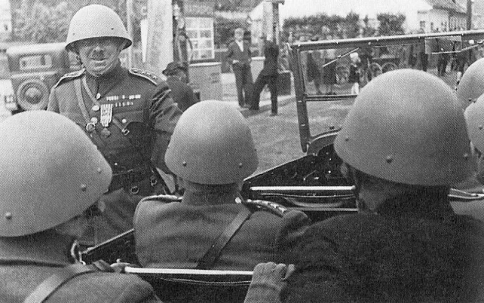 Velitel praporu SOS České Budějovice podplukovník Quido Matoušek