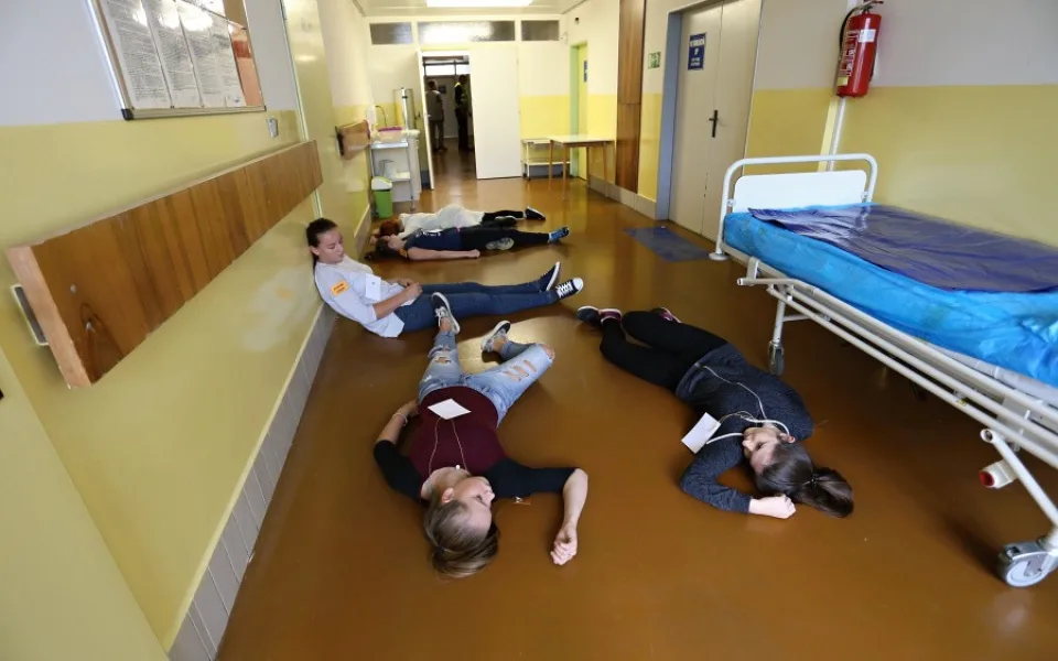 Cvičení v Nemoncici Tábor