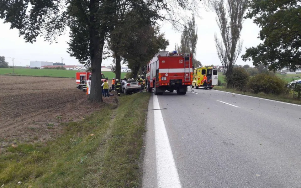 Nehoda v obci Chodeč